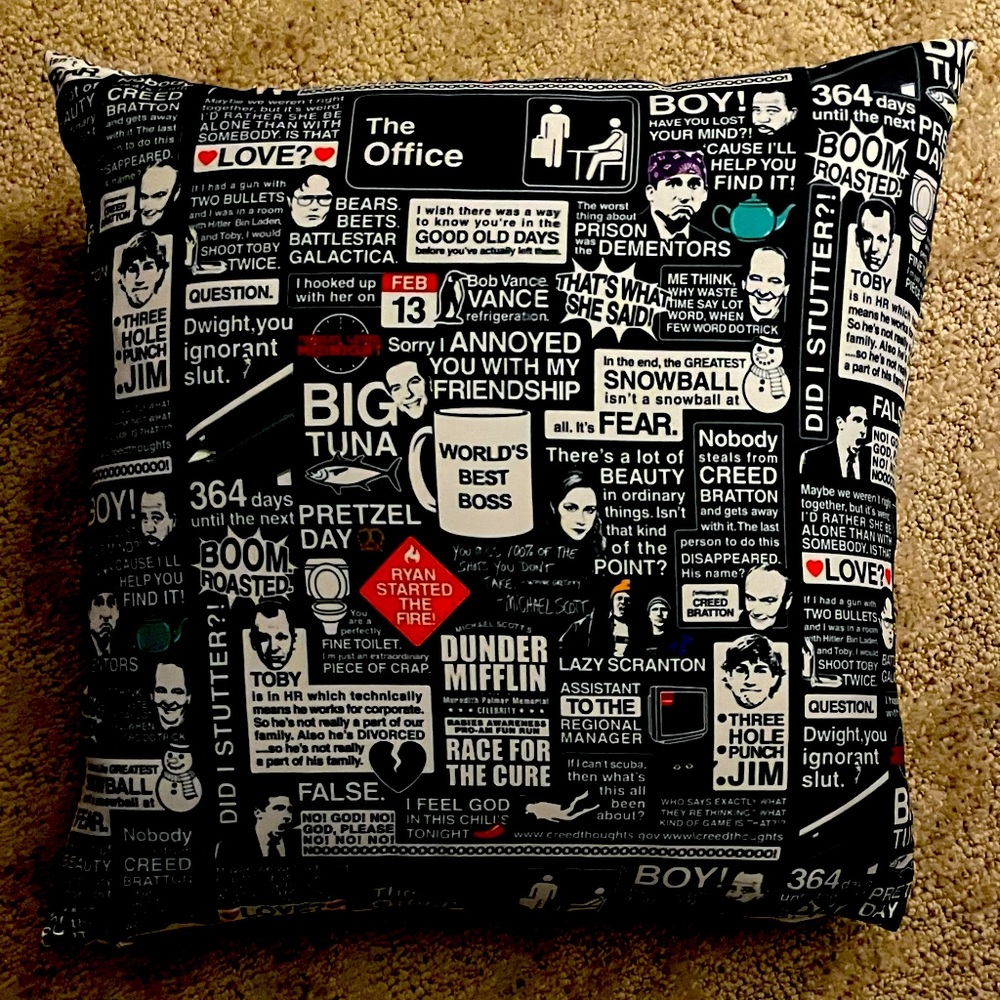 The Office DUNDER MIFFLIN throw pillow